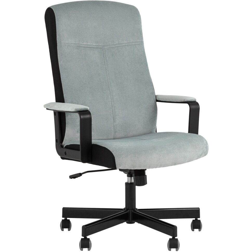 для руководителя TopChairs ST-DOMINGO велюр серо-голубой крестовина металл для руководителя TopChairs ST-DOMINGO велюр серо-голубой крестовина металл