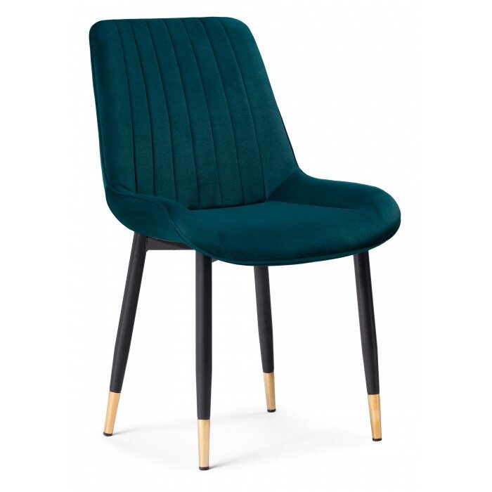 Стул на металлокаркасе Seda-1 green / gold / black 