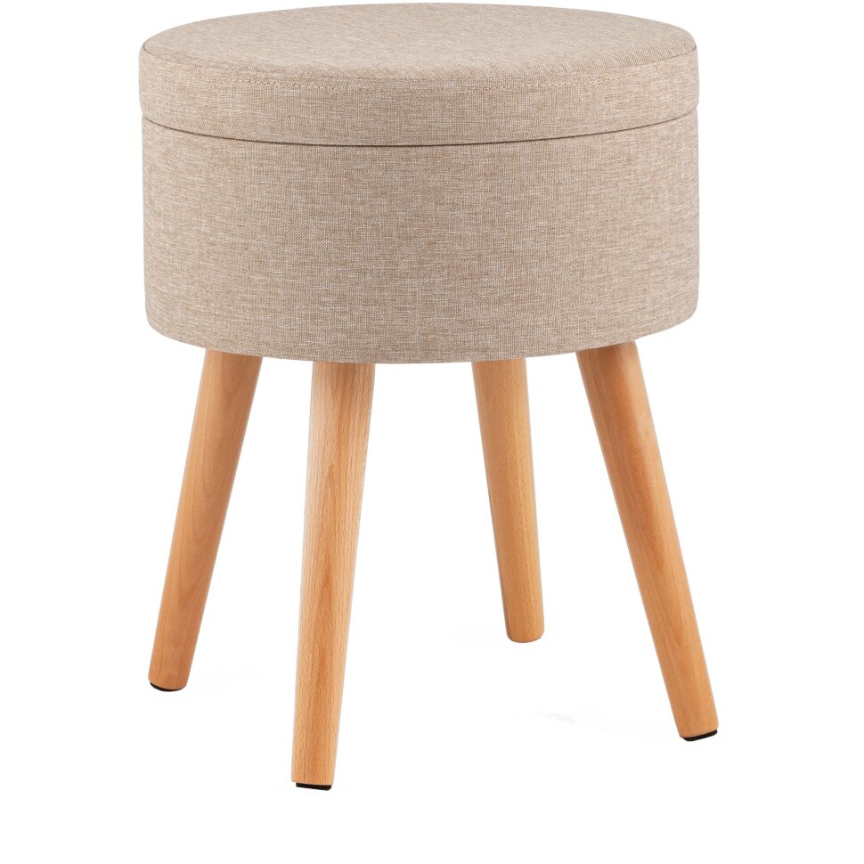 Store Woody рогожка бежевая с ящиком Store Woody рогожка бежевая с ящиком