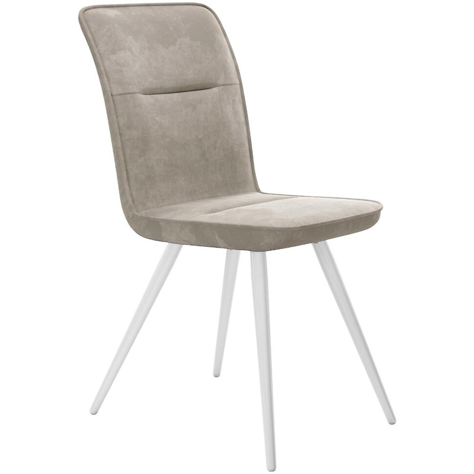 Стул DikLine 208 B03 BEIGE, ножки белые Стул DikLine 208 B03 BEIGE, ножки белые