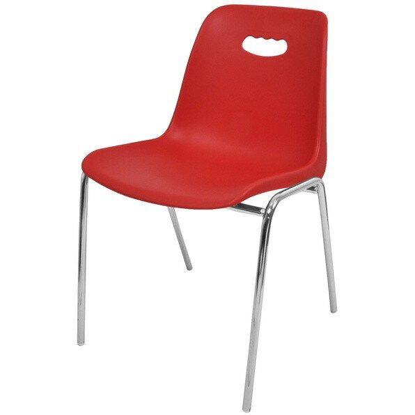 Стул пластиковый на металлокаркасе Venezia-4 Rosso red Ral 527 Красный Стул пластиковый на металлокаркасе Venezia-4 Rosso red Ral 527 Красный