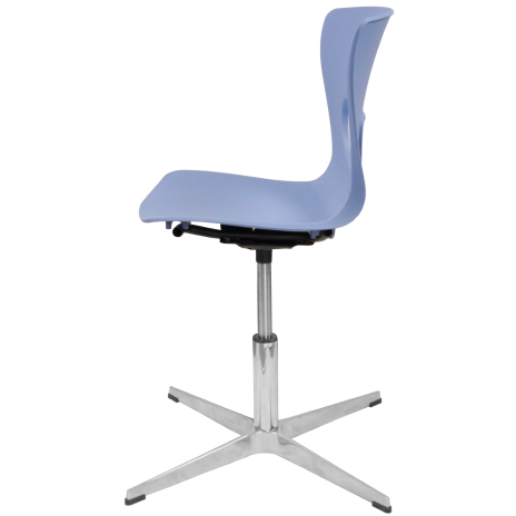 Кресло  PLUTO Swivel FIRE Blue Ral5014 