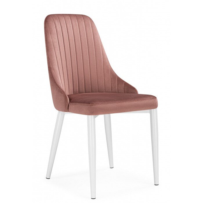 Стул на металлокаркасе Kora dark pink / white Стул на металлокаркасе Kora dark pink / white