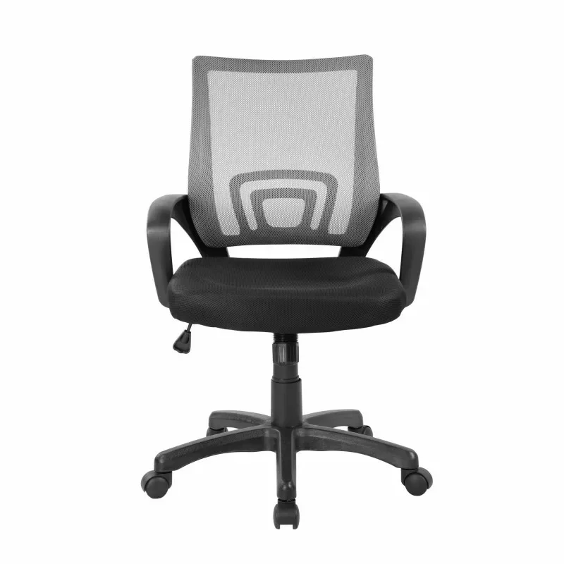 Кресло офисное / Спринг / (grey - black) база нейлон / серая сетка / черная ткань Кресло офисное / Спринг / (grey - black) база нейлон / серая сетка / черная ткань